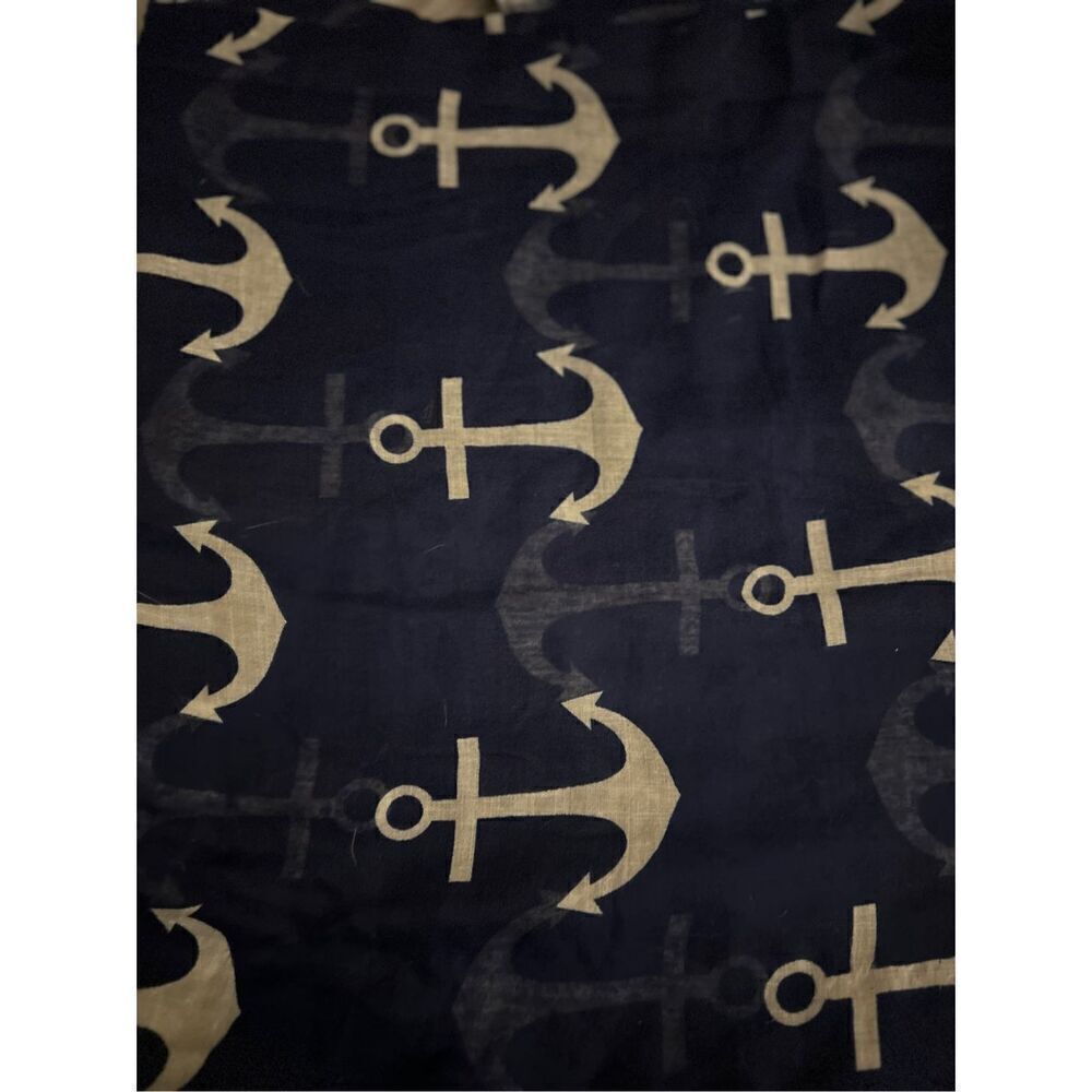 NAUTICAL ANCHOR (BLUE) / SCARF